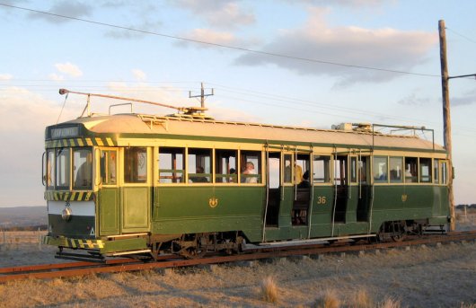 Ballarat 36 at Trams in the Twilight 2007. Photograph Mal Rowe.